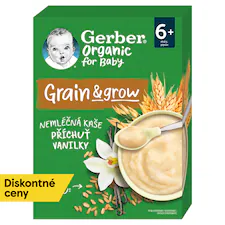 GERBER Organic nemliečna kaša s príchuťou vanilky 200 g