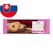 Tesco Linecké kvetinky s ovocnou náplňou 150 g
