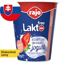 Rajo Lakto Free Smotanový jogurt jahoda 145 g
