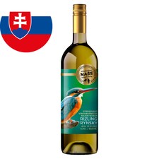 Naše Vinohrady Rizling rýnsky D.S.C akostné odrodové víno polosuché 0,75 l
