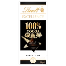 Lindt Excellence Kakaová tabuľka 100% 50 g