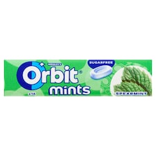 Wrigley's Orbit Mints Spearmint cukríky bez cukru s mätovou príchuťou 16 ks 28 g