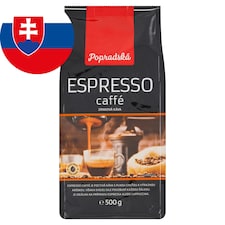 Popradská Espresso caffé zrnková káva 500 g