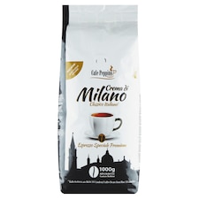 Cafe Peppino Crema di Milano Espresso pražená zrnková káva 1000 g