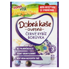 Bona Vita Dobrá kaše Ovsená kaša s čučoriedkami a čiernymi ríbezľami 55 g