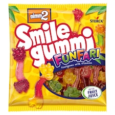 nimm2 Smilegummi Funfari želé s ovocnou príchuťou a vitamínmi 90 g