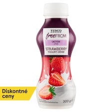 Tesco Free From Jogurtový nápoj jahodový 300 g