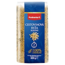 Podravka Cestovinová ryža semolinové sušené cestoviny 600 g