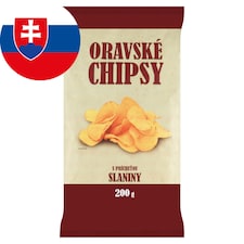 Oravské Chipsy S príchuťou slaniny 200 g