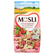 Bona Vita Zapekané chrumkavé müsli s jahodami a mandľami 700 g