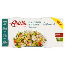 Aldelis Kuracie prsia v slnečnicovom oleji 2 x 80 g (160 g)