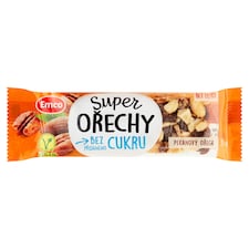 Emco Arašidová tyčinka s mandľami a pekanovými orechmi 35 g