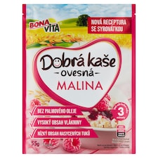 Bona Vita Dobrá kaše Ovsená kaša malina 55 g