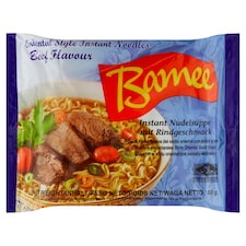 Bamee Orientálna instantná rezancová polievka s hovädzou príchuťou 60 g