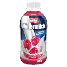 Müller Müllermilch Party mliečny nápoj s malinovou príchuťou 400 g